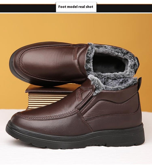 Zapatos de Invierno Acolchados para Adultos Mayores - Antideslizantes e Impermeables - Image 10