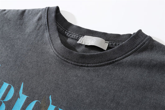 Camiseta Estampada de Manga Corta Estilo Europeo y Estadounidense para Hombre - Image 5