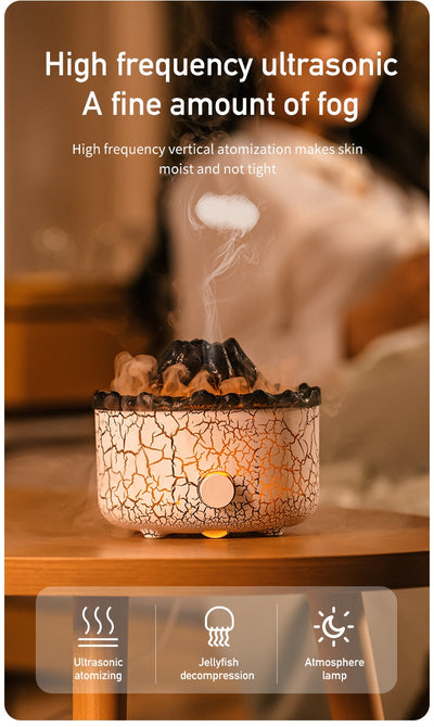 Difusor Humidificador Volcán Lava con Anillos de Humo - Image 12