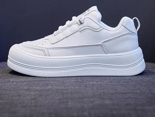 Zapatillas Blancas Mujer con Suela Gruesa y Plataforma Cómoda - Image 8