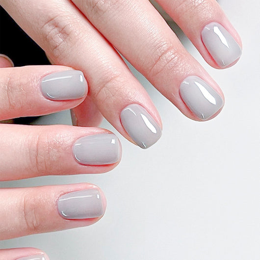 Uñas Postizas Cuadradas Cortas Color Sólido Clásico - Image 15