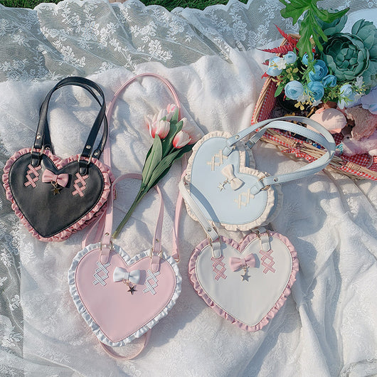 Bolsa Bandolera Corazón Anudado Love - Diseño Cruzado para Mujer - Image 13
