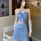 Falda Suspender con Cadena Minimalista