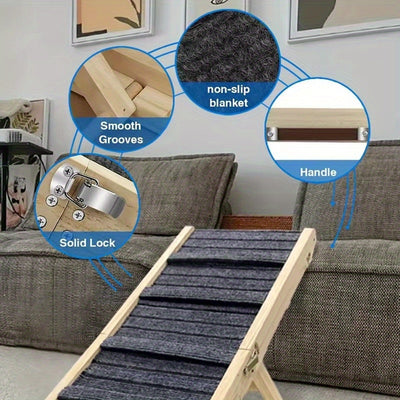 Escalera para Perros Mayores con Soporte de Carga Reforzado - Image 4