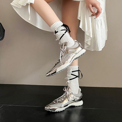 Zapatillas de Boxeo para Mujer con Lengüeta Asimétrica y Suela Gruesa - Image 11