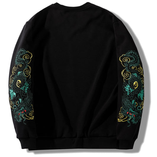 Blusa Holgada Cuello Redondo con Grosor Estilo Tendencia Nacional - Image 4