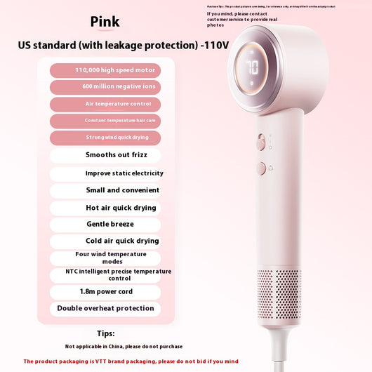 Secador de Cabello Iónico de Alta Concentración con Control de Temperatura Constante - Image 27