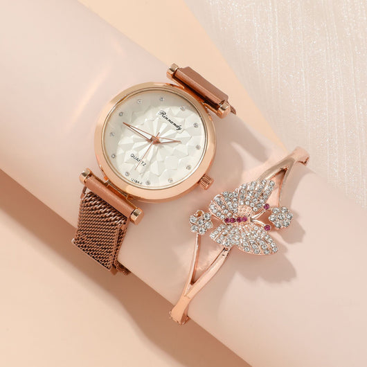 Juego de 5 Relojes de Cuarzo para Mujer en Caja de Regalo - Image 7