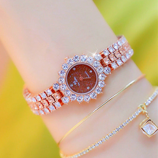 Reloj de Pulsera Multicolor para Mujer Acero Inoxidable Lujo Cuarzo Analógico - Image 8