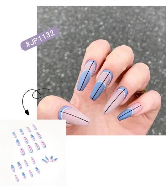 Uñas Decorativas con Cristales Brillantes para Mujer - Image 5