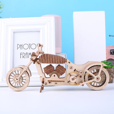 Rompecabezas 3D de Motocicleta - Juguete Creativo de Construcción - Image 10