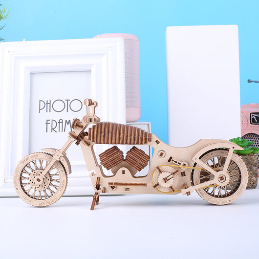 Rompecabezas 3D de Motocicleta - Juguete Creativo de Construcción - Image 10