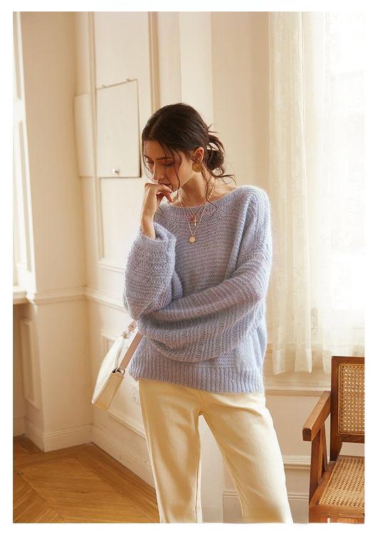 Suéter Tejido Cuello Alto para Mujer - Elegancia y Calidez - Image 10