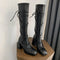 Botas de Tacón Grueso hasta la Rodilla - Estilo y Comodidad
