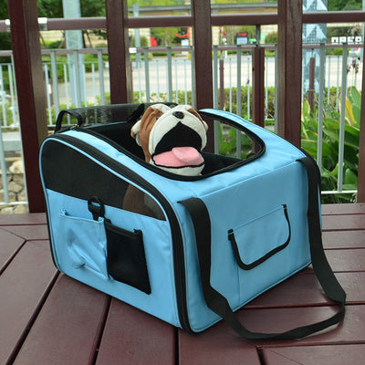 Mochila Portátil para Mascotas con Pañal para Gatos y Perros - Image 3