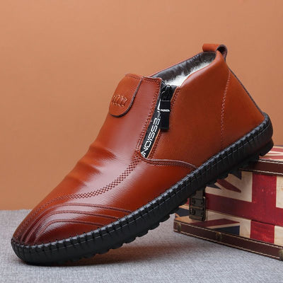 Botas de Invierno para Hombre con Forro de Lana Térmica y Cuero Premium - Image 10