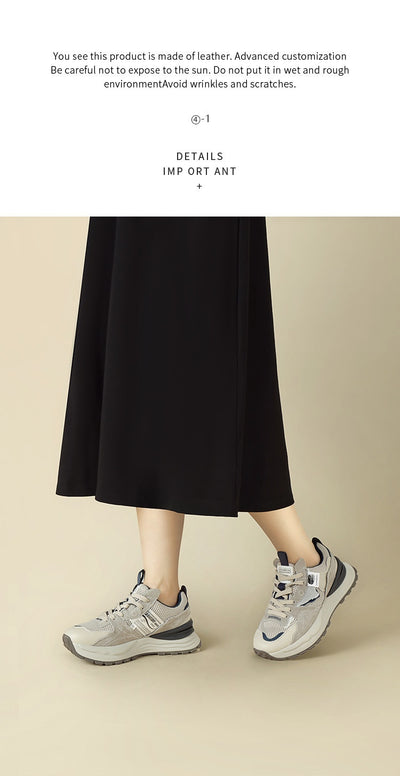 Zapatilla Casual Retro con Plataforma y Malla Transpirable para Mujer - Image 17