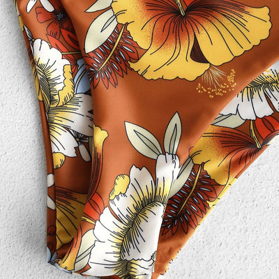 Bikini Estampado con Diseño Dividido para Mujer - Image 8