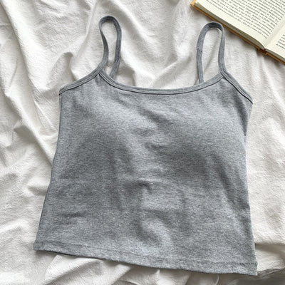 Top Deportivo de Algodón Puro sin Espalda - Diseño Minimalista Juvenil - Image 17
