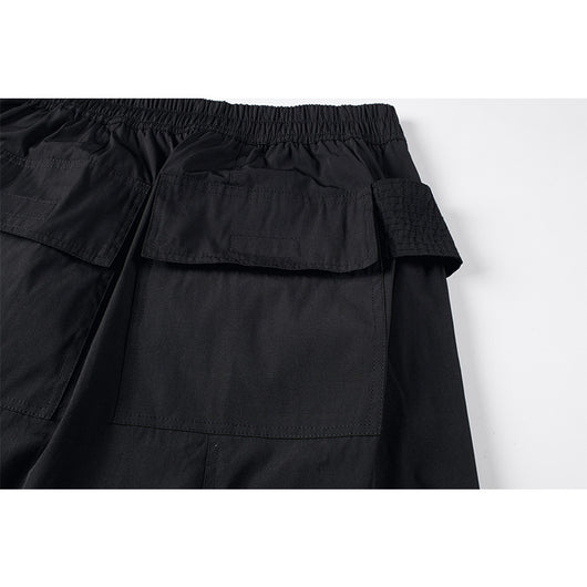 Shorts Clásicos Sideline Negro con Doble Argolla - Image 2