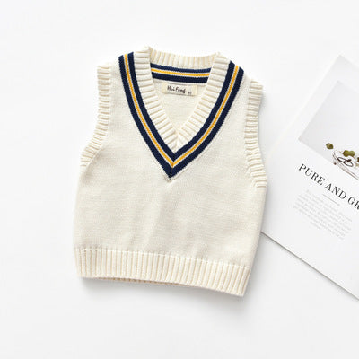 Chaleco Pullover de Punto para Niños - Prenda Base Versátil - Image 6