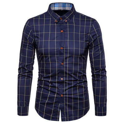 Camisa Estampado Floral Slim Fit Manga Larga para Hombre - Image 4
