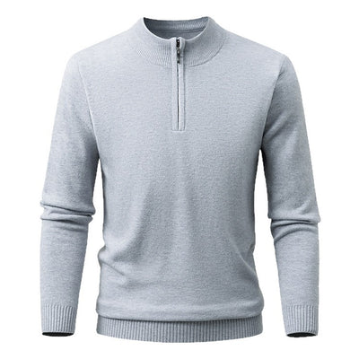 Suéter Pullover Tejido con Cierre Medio para Hombre - Image 5