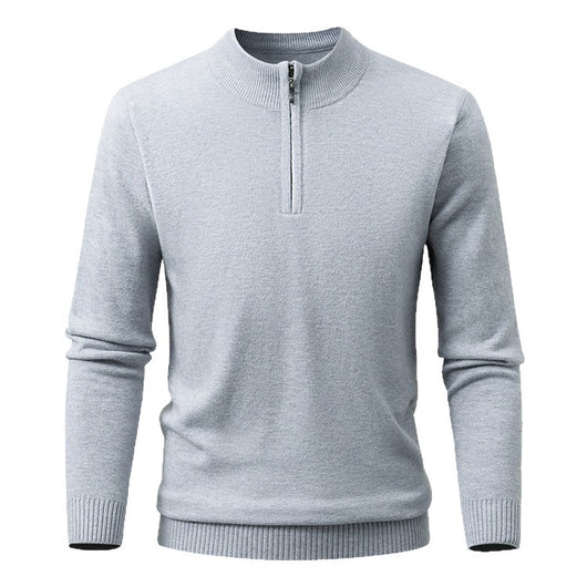Suéter Pullover Tejido con Cierre Medio para Hombre - Image 5