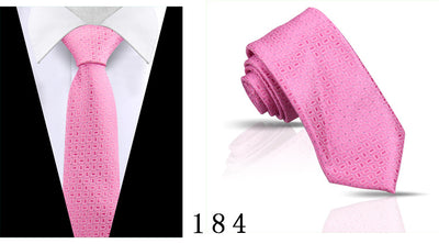 Corbata Casual Ejecutiva de Poliéster Jacquard para Hombre - Image 66