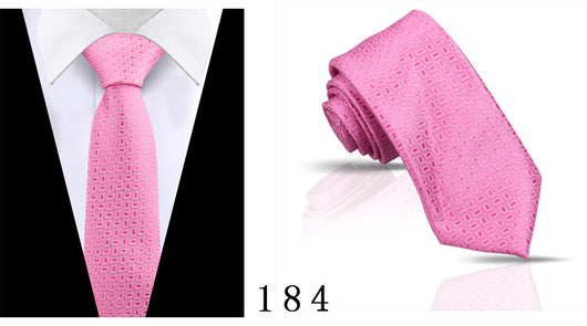 Corbata Casual Ejecutiva de Poliéster Jacquard para Hombre - Image 66