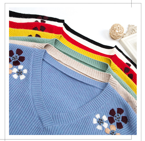 Camisa Tejida Suelta Estilo Western con Bordados - Image 7
