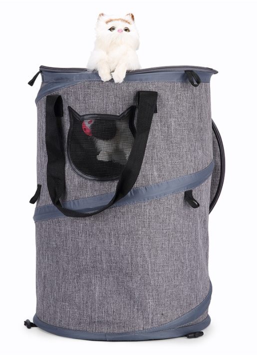 Transportín Plegable para Mascotas - Bolsa de Viaje Portátil para Perros y Gatos - Image 8