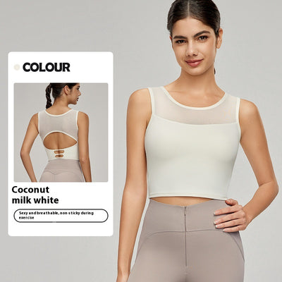 Top Deportivo con Malla Transpirable para Yoga - Image 3