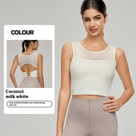 Top Deportivo con Malla Transpirable para Yoga - Image 3