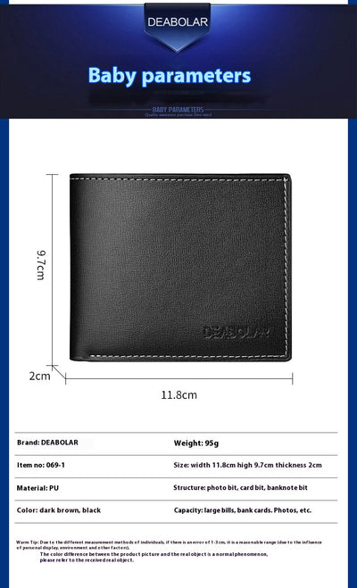 Billetera Horizontal Plegable para Hombre - Leisure Two Fold - Image 18