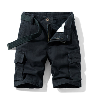 Pantalones Casuales de Algodón para Hombre - Corte Bermuda - Image 5
