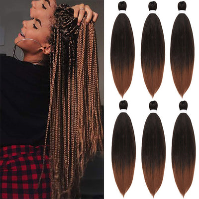Trenzas Africanas de Seda Resistente al Calor con Degradado de Color - Image 7