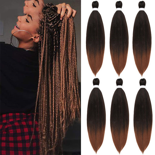 Trenzas Africanas de Seda Resistente al Calor con Degradado de Color - Image 7