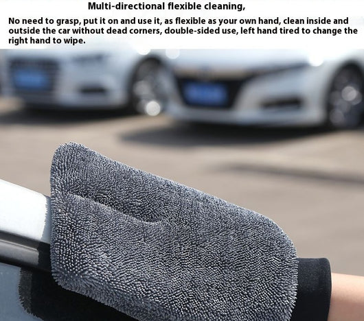Guantes de Microfibra Trenzada para Limpieza de Autos - Image 8
