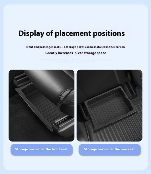 Organizador de Almacenamiento Bajo Silla - Accesorios de Optimización - Image 12