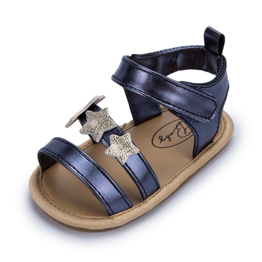 Sandalias Infantiles con Patrón de Estrellas y Suela Antideslizante