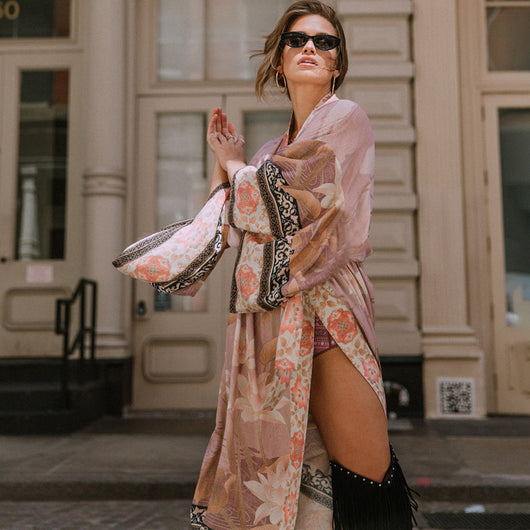 Cardigan Suelto Elegante con Protección Solar para Verano - Image 12