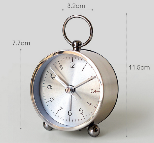 Reloj Despertador de Aluminio con Luz Nocturna y Modo Silencioso - Image 11
