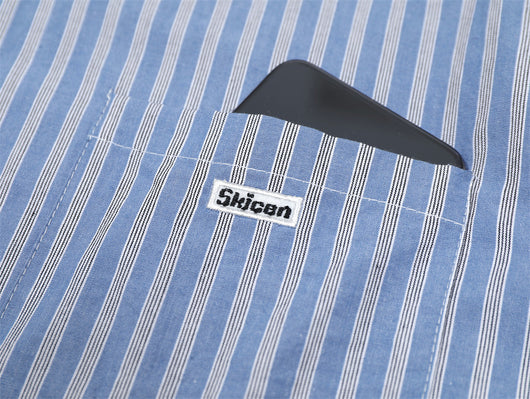 Camisa de Rayas Verticales Manga Larga para Hombre - Image 11