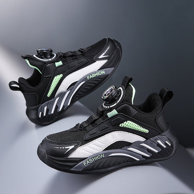 Zapatillas de Otoño Antideslizantes con Suela Flexible y Cierres Giratorios para Niños y Adolescentes - Image 4