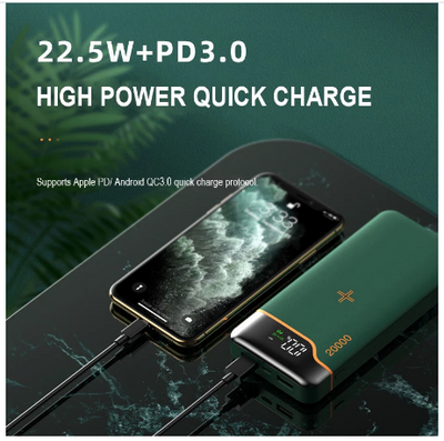 Batería Externa 20000mAh con Carga Rápida 22.5W y Carga Inalámbrica 15W - Image 5