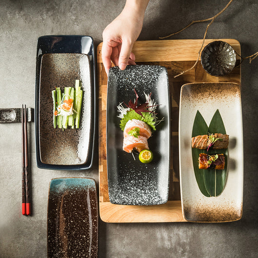 Juego de Platos Cerámicos Japoneses para Sushi y Servicio de Mesa - Image 4