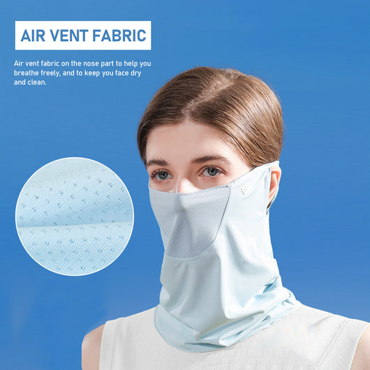 Protector Solar Facial Transpirable con Protección UV - Bandana Deportiva para Mujer - Image 3
