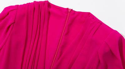 Vestido Largo de Manga Larga con Cinturón para Mujer - Image 17