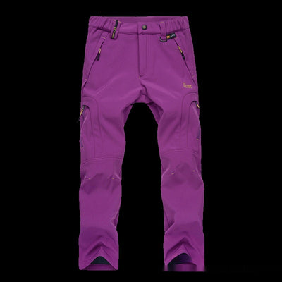 Pantalones de Senderismo Impermeables y Cálidos de Corte Holgado - Image 3
